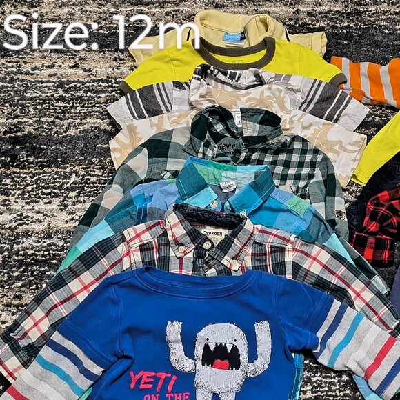12 month boys shirts - Picture 1 of 2